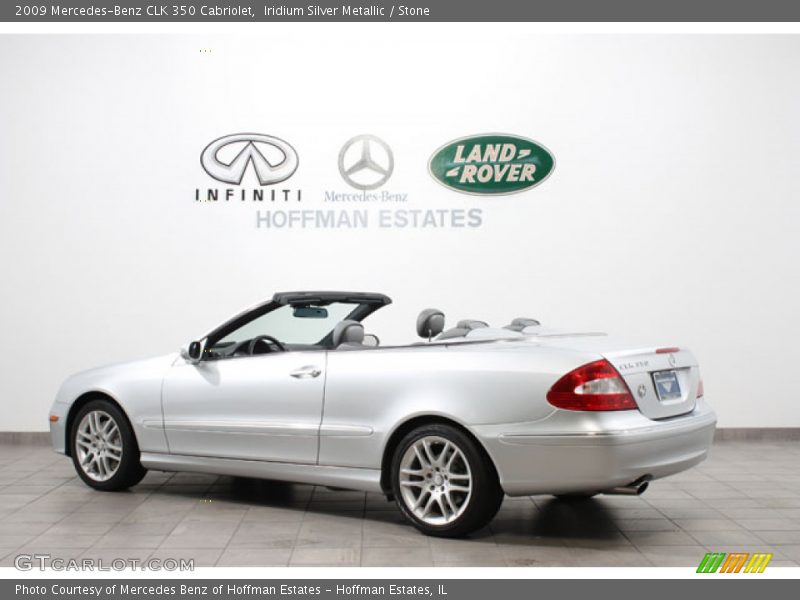 Iridium Silver Metallic / Stone 2009 Mercedes-Benz CLK 350 Cabriolet