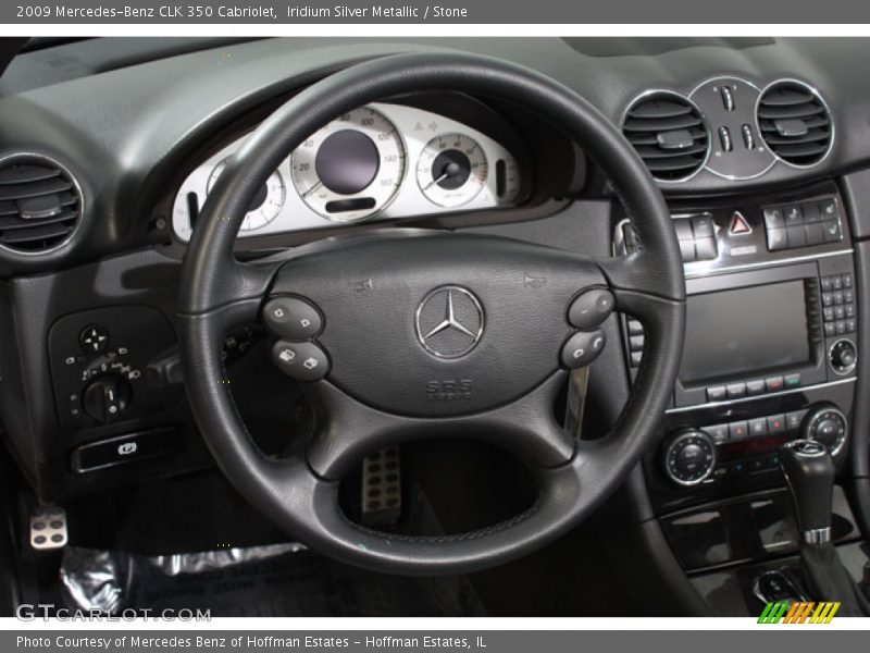 Iridium Silver Metallic / Stone 2009 Mercedes-Benz CLK 350 Cabriolet