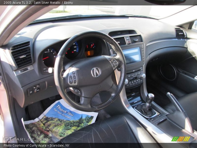 Satin Silver Metallic / Ebony 2005 Acura TL 3.2