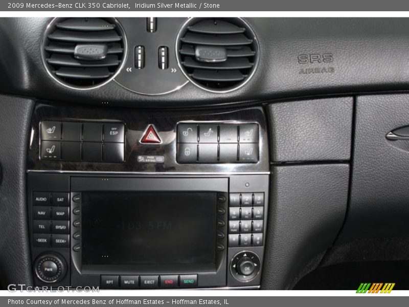 Iridium Silver Metallic / Stone 2009 Mercedes-Benz CLK 350 Cabriolet