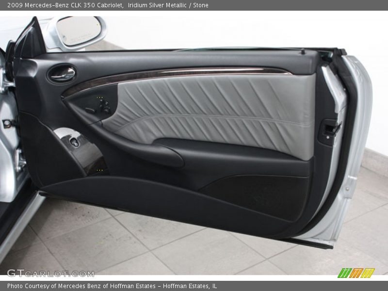 Iridium Silver Metallic / Stone 2009 Mercedes-Benz CLK 350 Cabriolet
