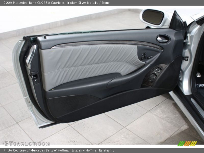 Iridium Silver Metallic / Stone 2009 Mercedes-Benz CLK 350 Cabriolet