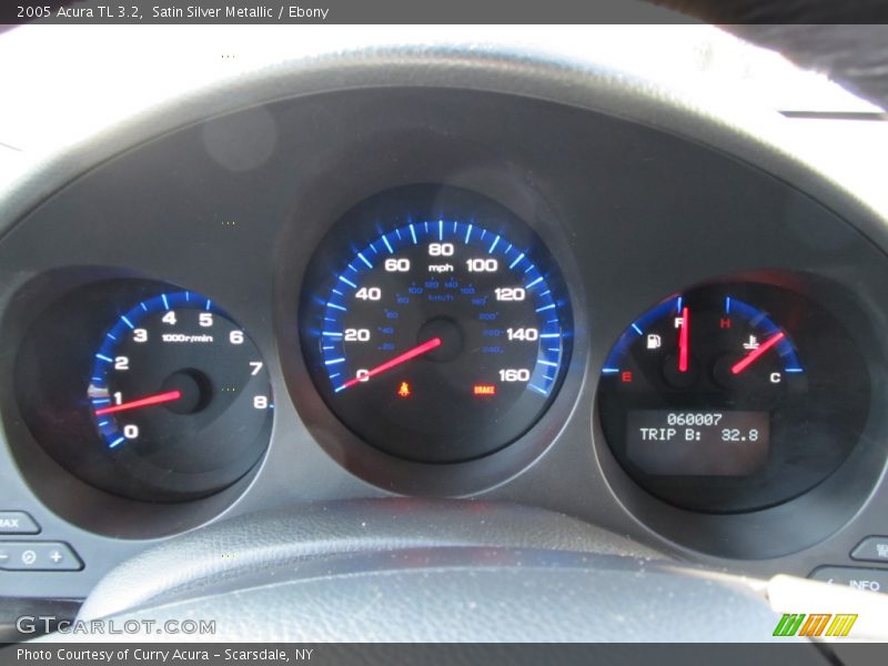 Satin Silver Metallic / Ebony 2005 Acura TL 3.2