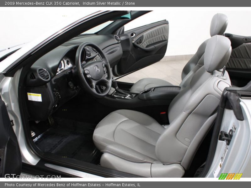 Iridium Silver Metallic / Stone 2009 Mercedes-Benz CLK 350 Cabriolet
