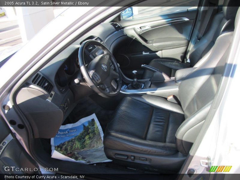 Satin Silver Metallic / Ebony 2005 Acura TL 3.2