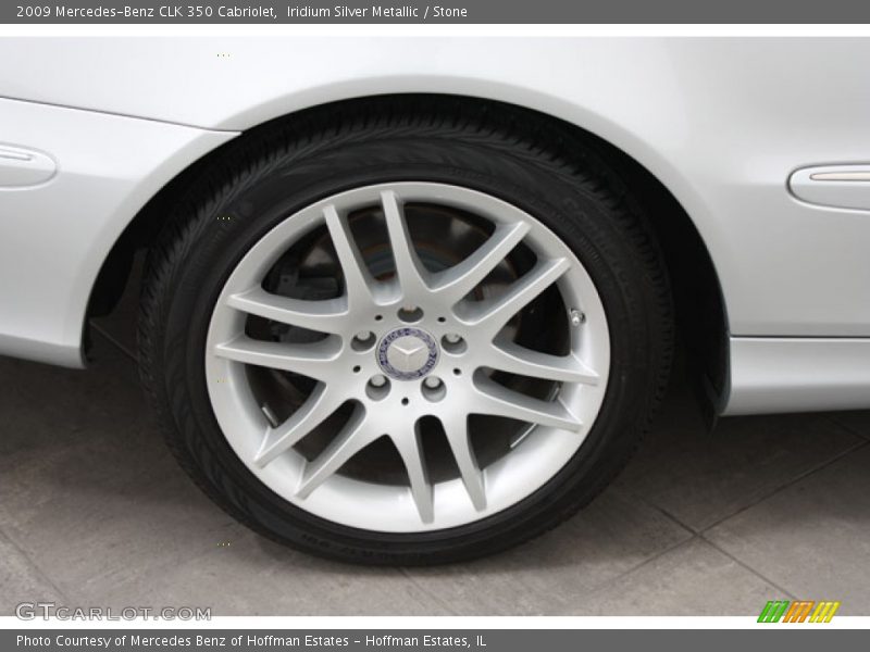 Iridium Silver Metallic / Stone 2009 Mercedes-Benz CLK 350 Cabriolet