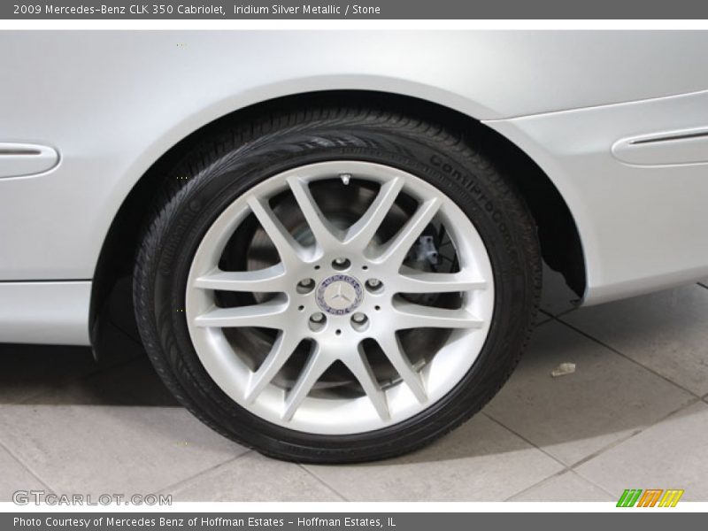 Iridium Silver Metallic / Stone 2009 Mercedes-Benz CLK 350 Cabriolet