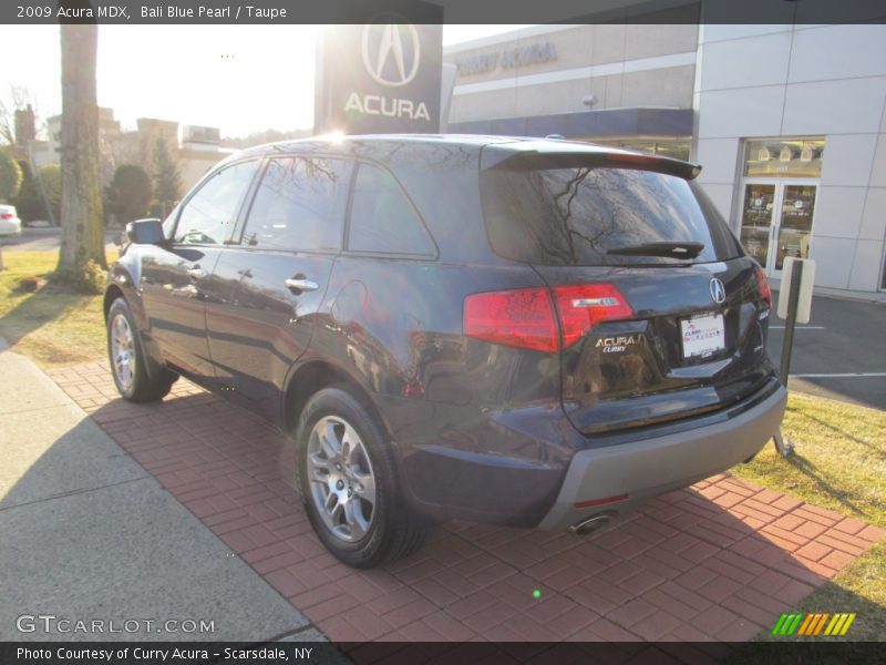 Bali Blue Pearl / Taupe 2009 Acura MDX