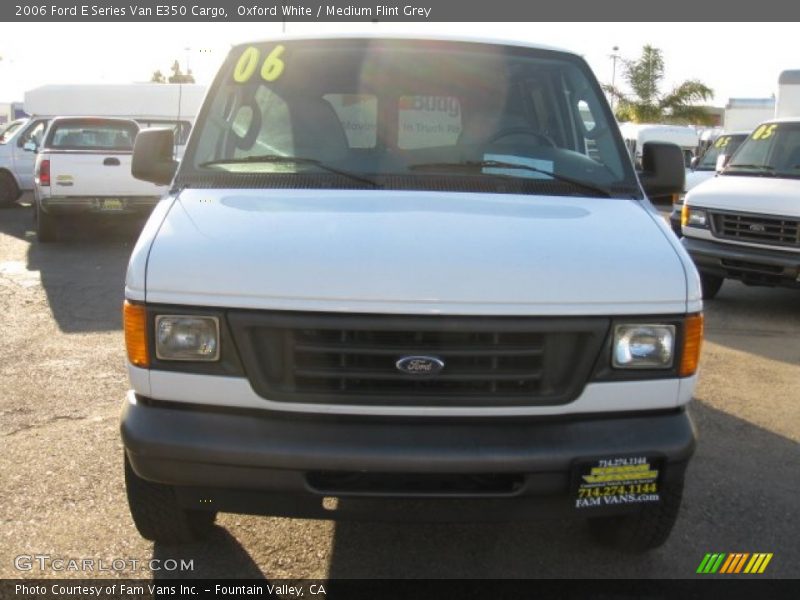 Oxford White / Medium Flint Grey 2006 Ford E Series Van E350 Cargo