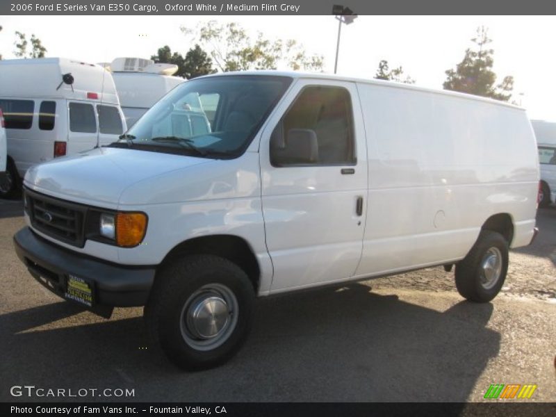 Oxford White / Medium Flint Grey 2006 Ford E Series Van E350 Cargo
