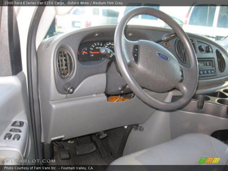 Oxford White / Medium Flint Grey 2006 Ford E Series Van E350 Cargo