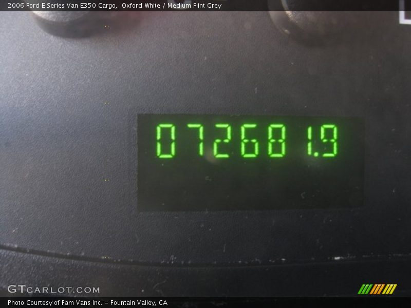 Oxford White / Medium Flint Grey 2006 Ford E Series Van E350 Cargo