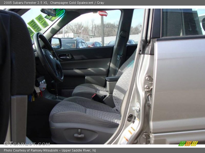 Champagne Gold Opalescent / Gray 2005 Subaru Forester 2.5 XS