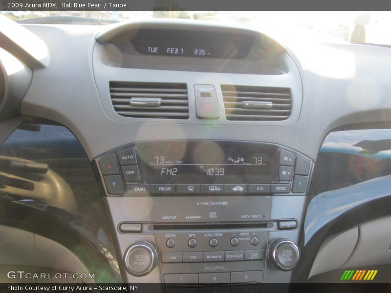 Bali Blue Pearl / Taupe 2009 Acura MDX
