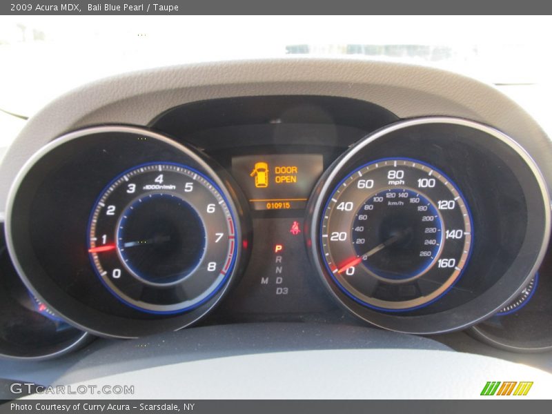 Bali Blue Pearl / Taupe 2009 Acura MDX