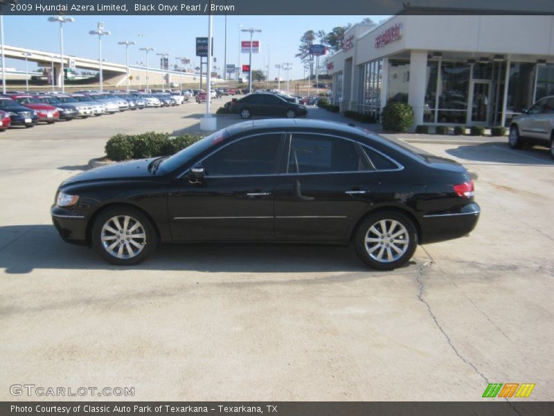 Black Onyx Pearl / Brown 2009 Hyundai Azera Limited