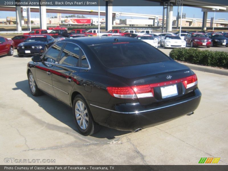 Black Onyx Pearl / Brown 2009 Hyundai Azera Limited