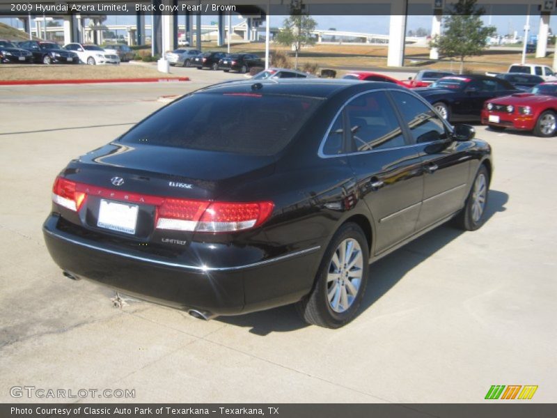 Black Onyx Pearl / Brown 2009 Hyundai Azera Limited