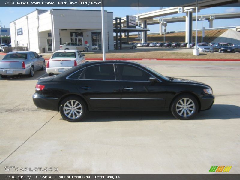 Black Onyx Pearl / Brown 2009 Hyundai Azera Limited