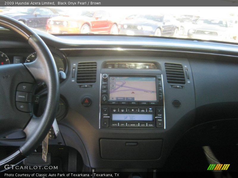 Black Onyx Pearl / Brown 2009 Hyundai Azera Limited