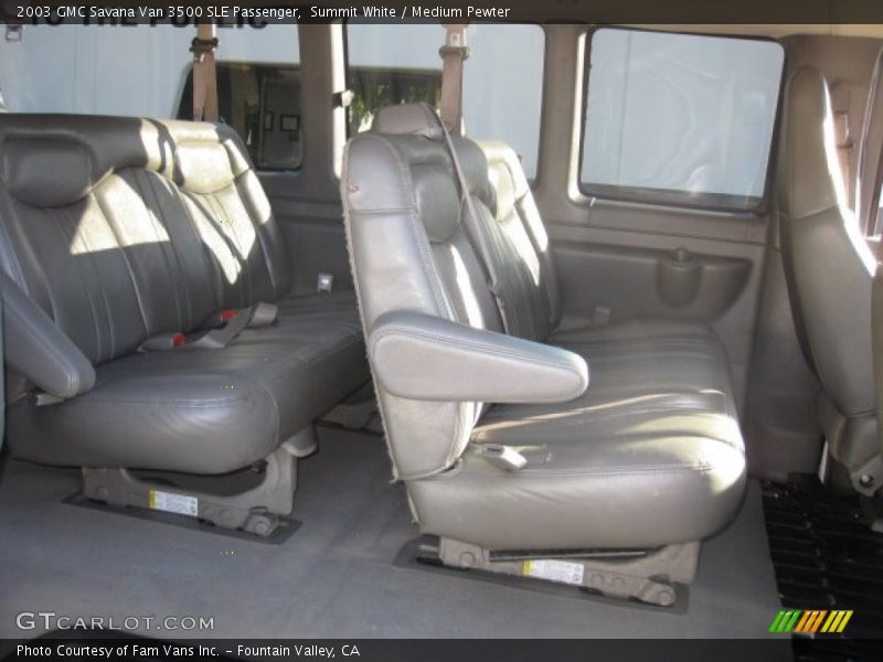 Summit White / Medium Pewter 2003 GMC Savana Van 3500 SLE Passenger