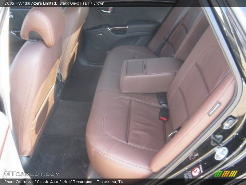 Black Onyx Pearl / Brown 2009 Hyundai Azera Limited