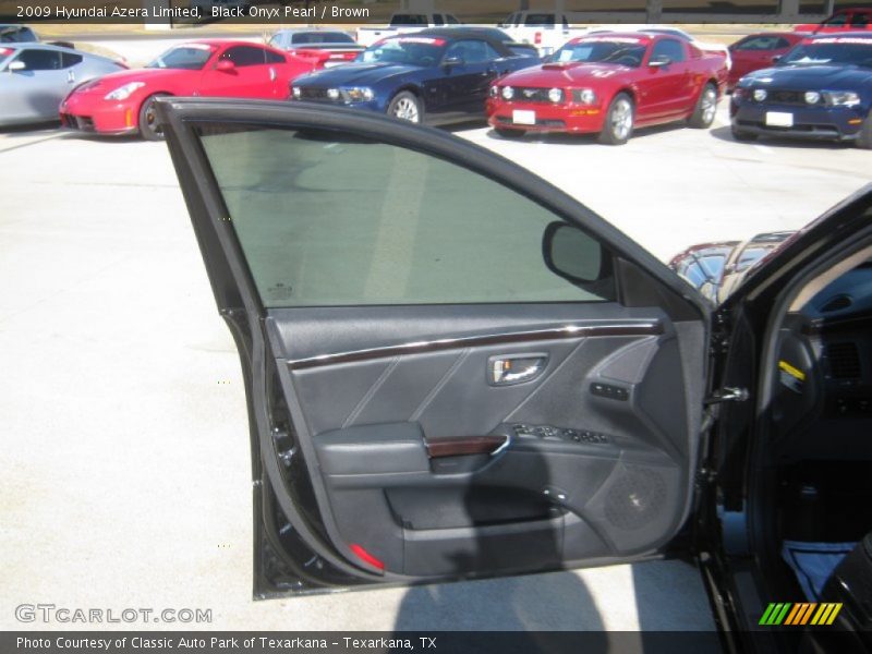 Black Onyx Pearl / Brown 2009 Hyundai Azera Limited
