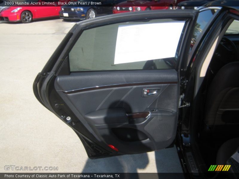 Black Onyx Pearl / Brown 2009 Hyundai Azera Limited
