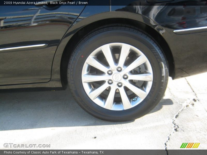 Black Onyx Pearl / Brown 2009 Hyundai Azera Limited