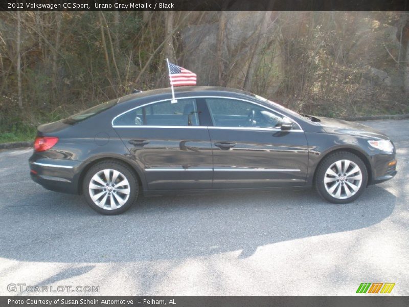 Urano Gray Metallic / Black 2012 Volkswagen CC Sport
