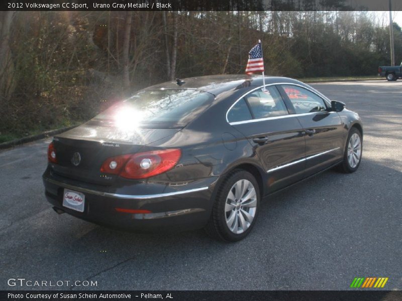 Urano Gray Metallic / Black 2012 Volkswagen CC Sport