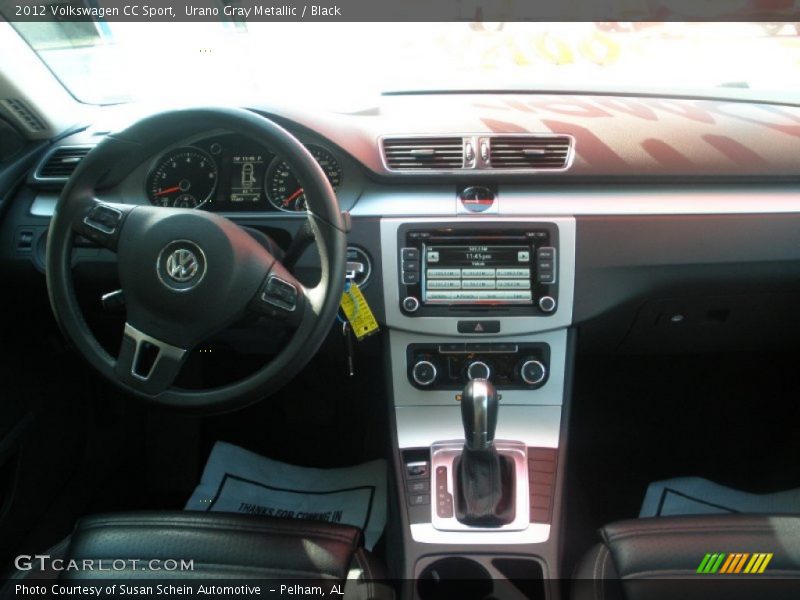 Urano Gray Metallic / Black 2012 Volkswagen CC Sport