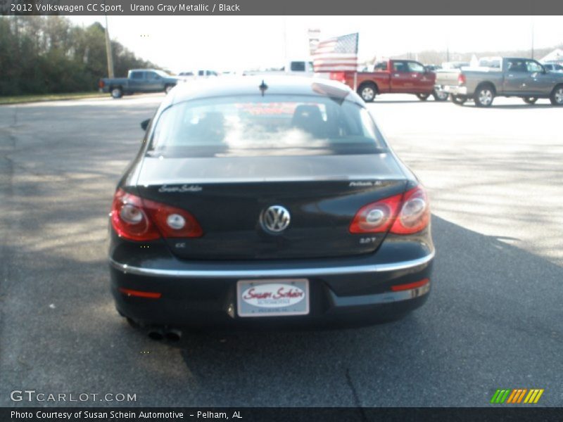 Urano Gray Metallic / Black 2012 Volkswagen CC Sport