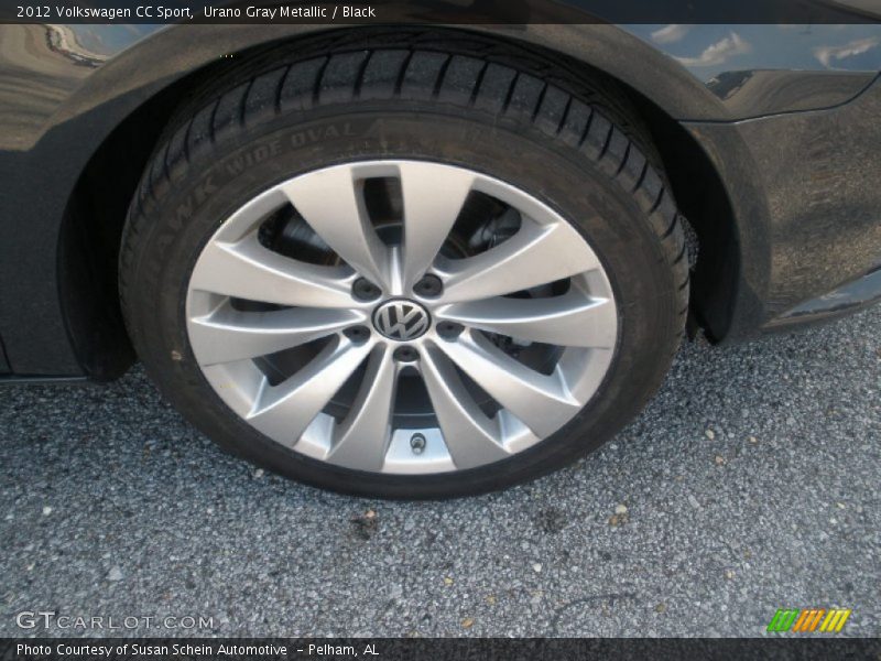 Urano Gray Metallic / Black 2012 Volkswagen CC Sport