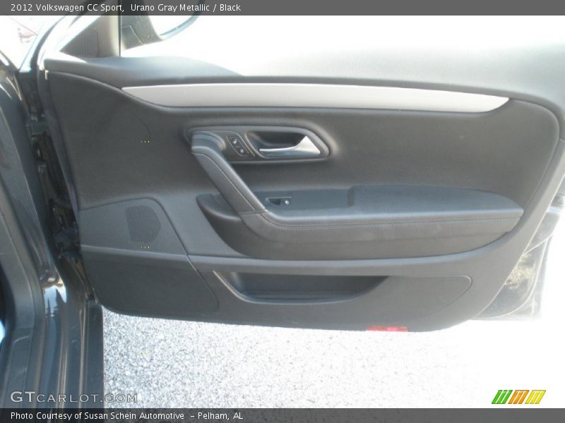 Urano Gray Metallic / Black 2012 Volkswagen CC Sport