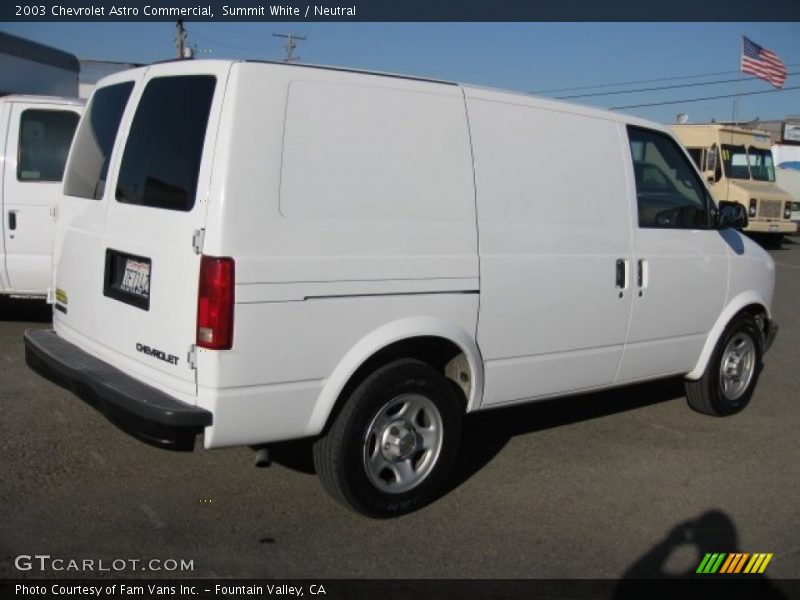 Summit White / Neutral 2003 Chevrolet Astro Commercial