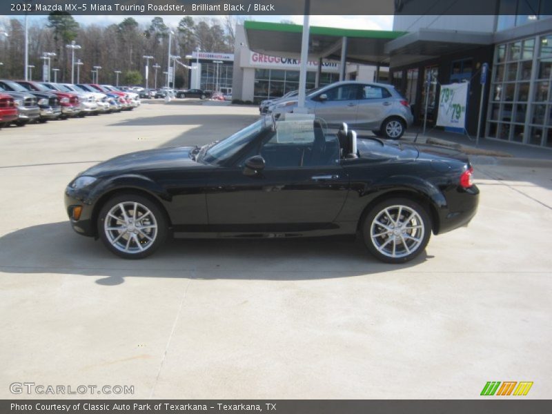 Brilliant Black / Black 2012 Mazda MX-5 Miata Touring Roadster