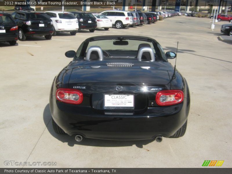 Brilliant Black / Black 2012 Mazda MX-5 Miata Touring Roadster