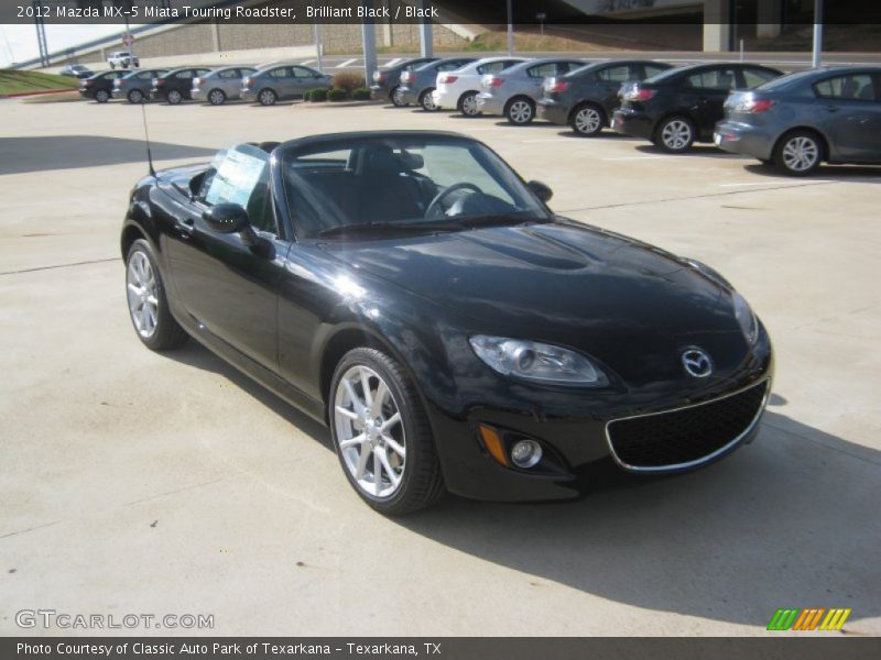 Brilliant Black / Black 2012 Mazda MX-5 Miata Touring Roadster