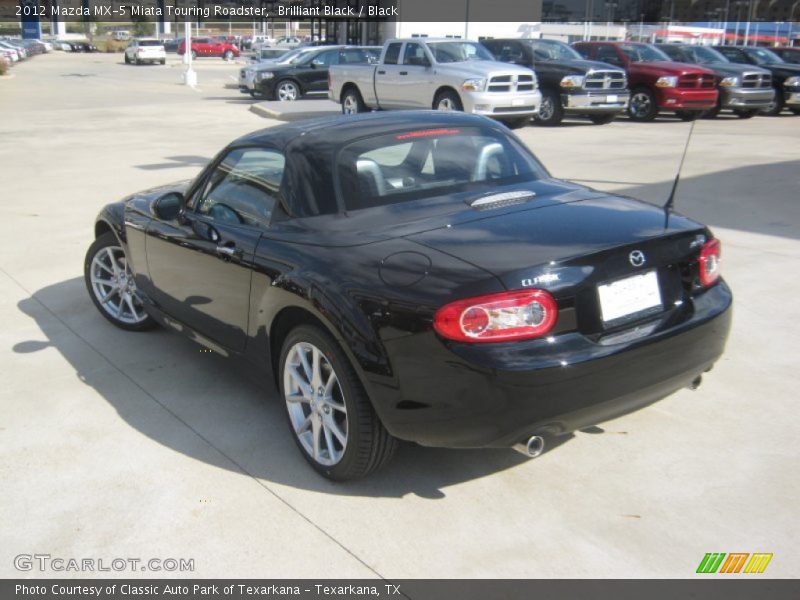 Brilliant Black / Black 2012 Mazda MX-5 Miata Touring Roadster