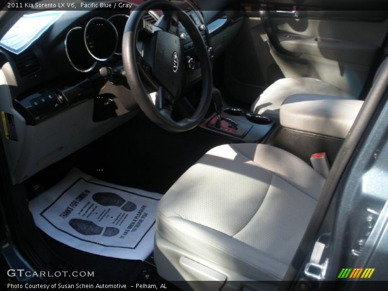Pacific Blue / Gray 2011 Kia Sorento LX V6