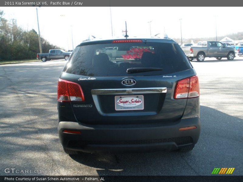 Pacific Blue / Gray 2011 Kia Sorento LX V6