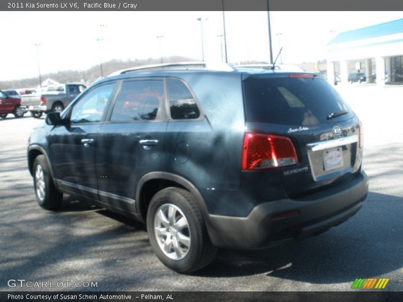 Pacific Blue / Gray 2011 Kia Sorento LX V6