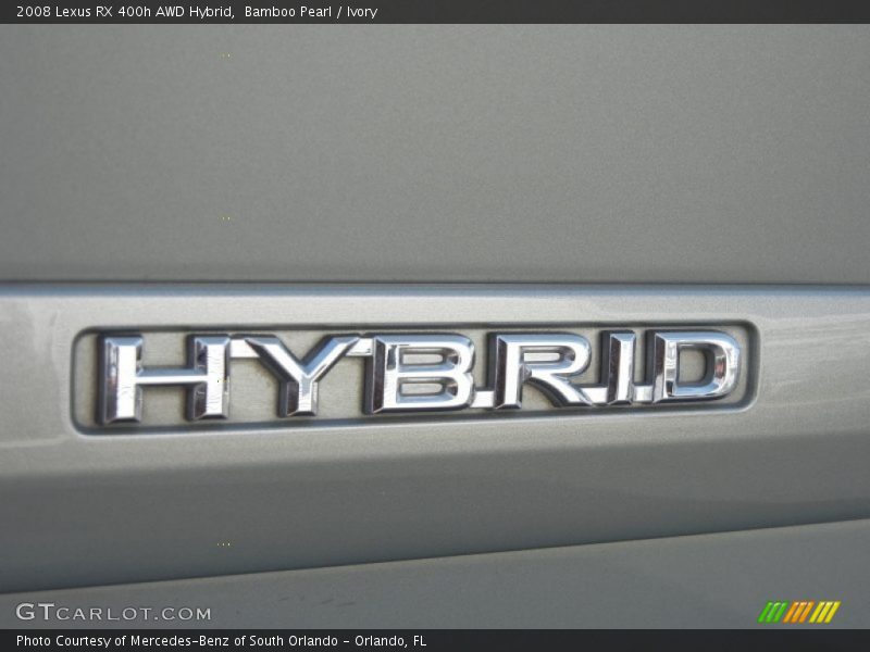Bamboo Pearl / Ivory 2008 Lexus RX 400h AWD Hybrid
