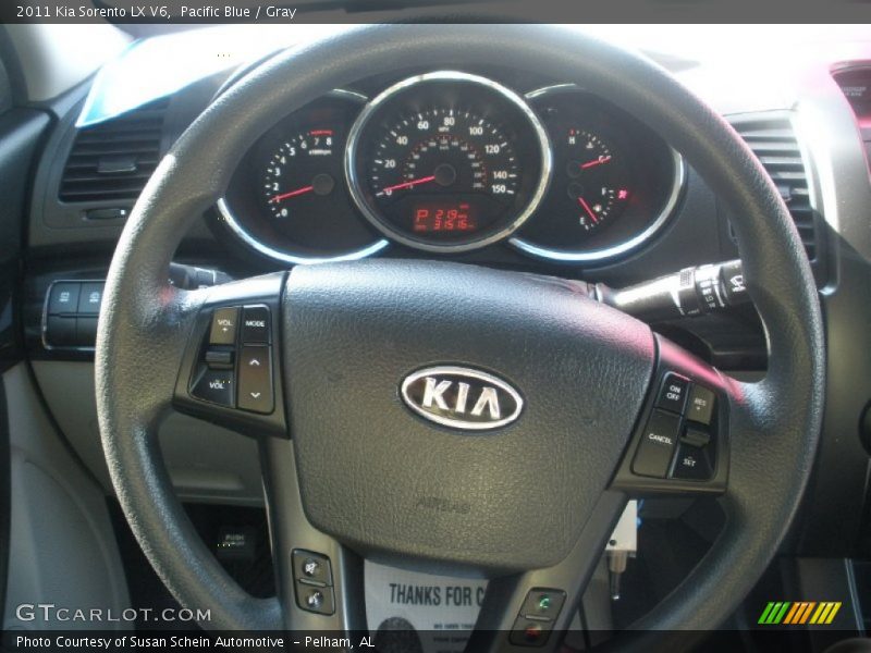 Pacific Blue / Gray 2011 Kia Sorento LX V6