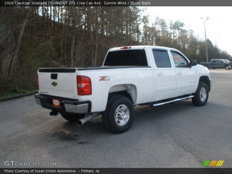 Summit White / Ebony Black 2008 Chevrolet Silverado 2500HD LT Z71 Crew Cab 4x4