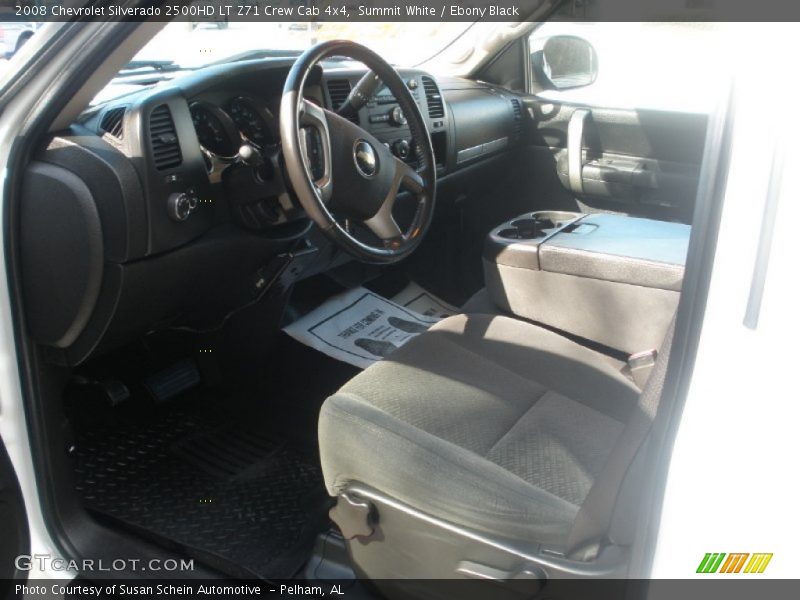 Summit White / Ebony Black 2008 Chevrolet Silverado 2500HD LT Z71 Crew Cab 4x4