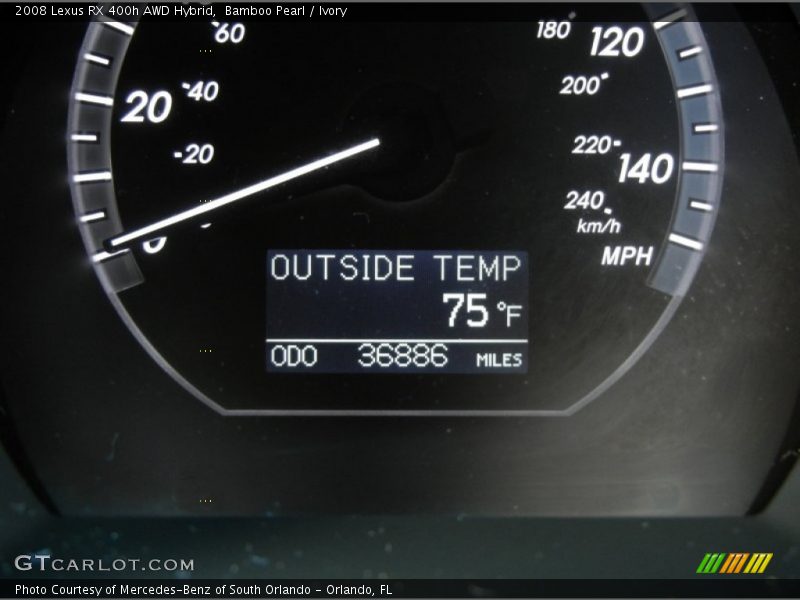 Bamboo Pearl / Ivory 2008 Lexus RX 400h AWD Hybrid