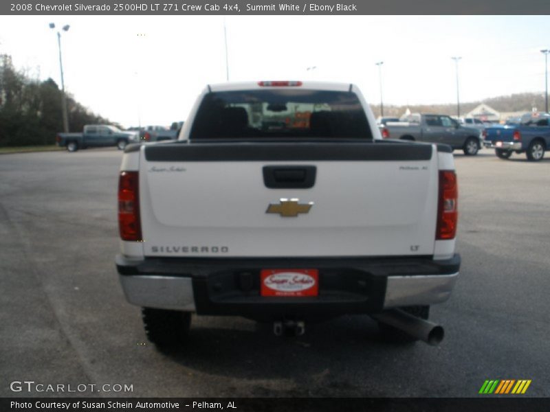 Summit White / Ebony Black 2008 Chevrolet Silverado 2500HD LT Z71 Crew Cab 4x4