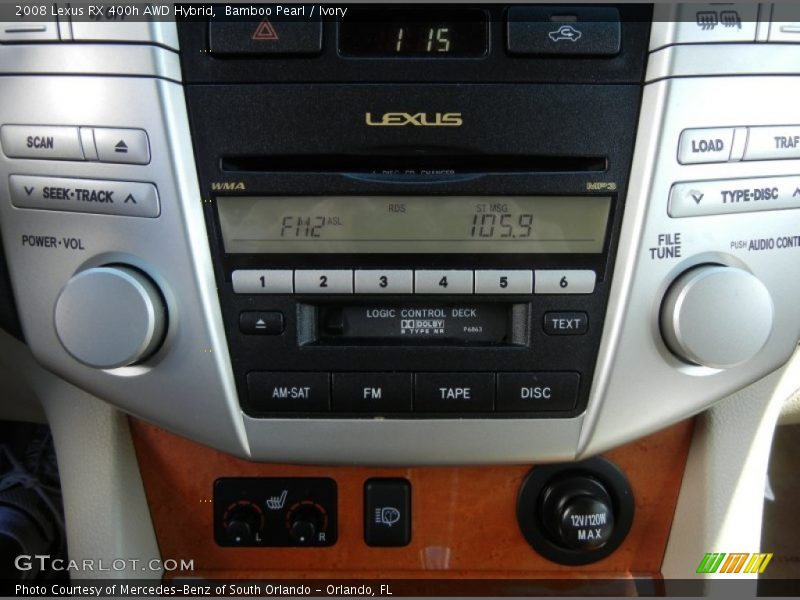 Bamboo Pearl / Ivory 2008 Lexus RX 400h AWD Hybrid